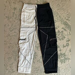 Black and White Joggers